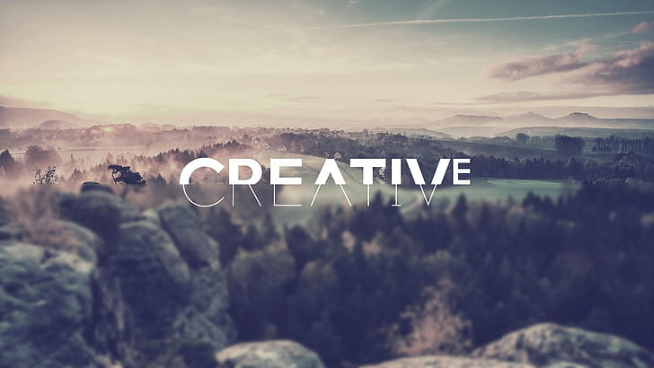Be Creative, creative, typography wallpaper