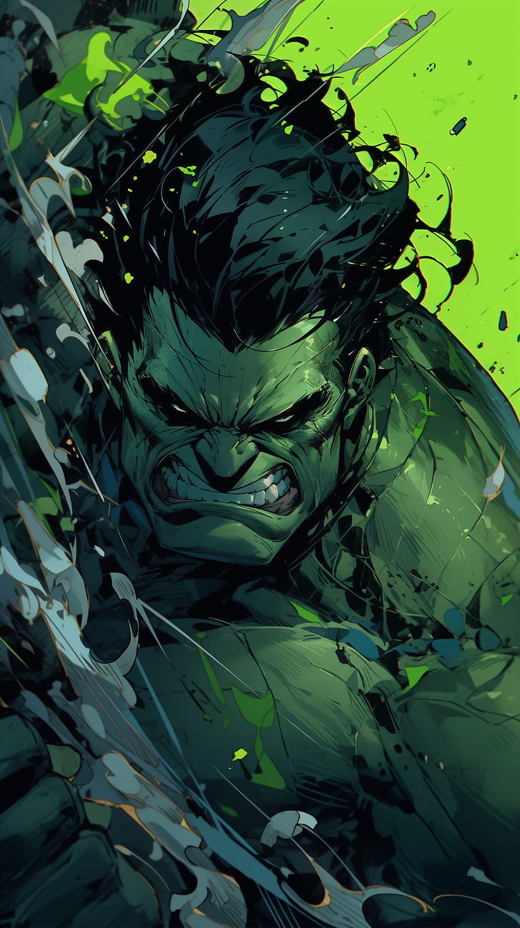 Incredible Hulk Dynamic  , Comic, Hulk phone wallpaper