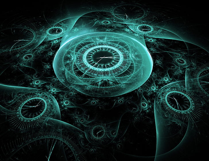Time clock digital, Creative illustration, Resolution, wallpaper