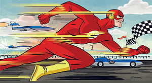 The Flash  Comic Speedster, Comic, Flash wallpaper