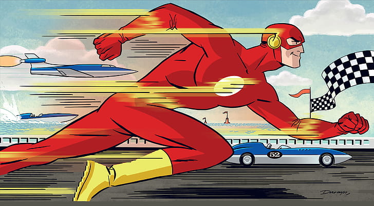 The Flash  Comic Speedster, Comic, Flash wallpaper