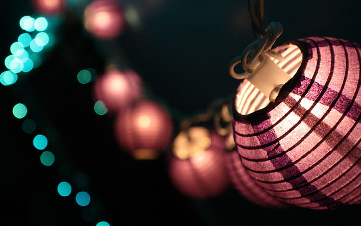 Paper, Lanterns wallpaper