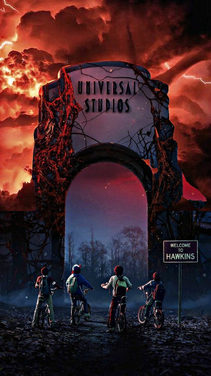 Upside Down, Stranger Things phone wallpaper