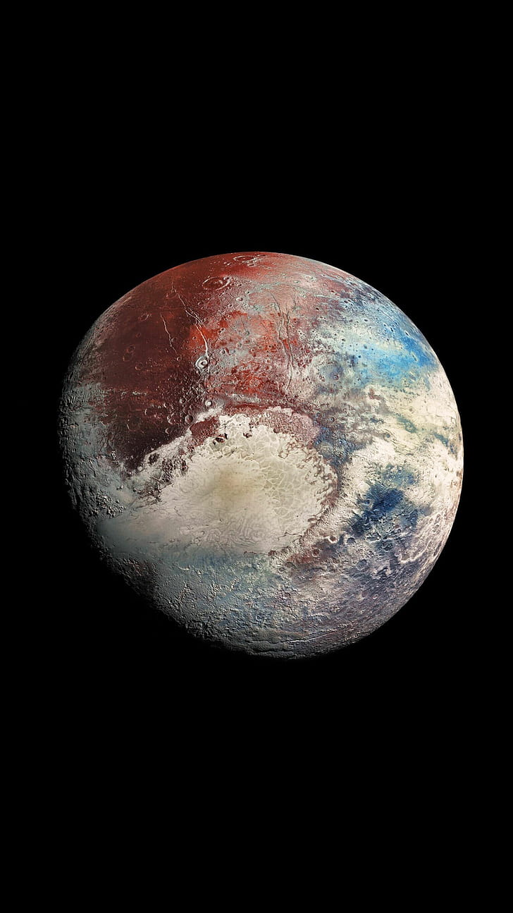 Minimalism, Pluto phone wallpaper