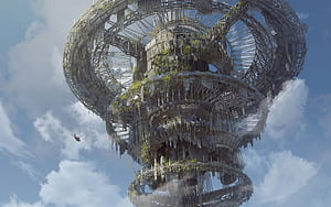 Building, Sci Fi wallpaper