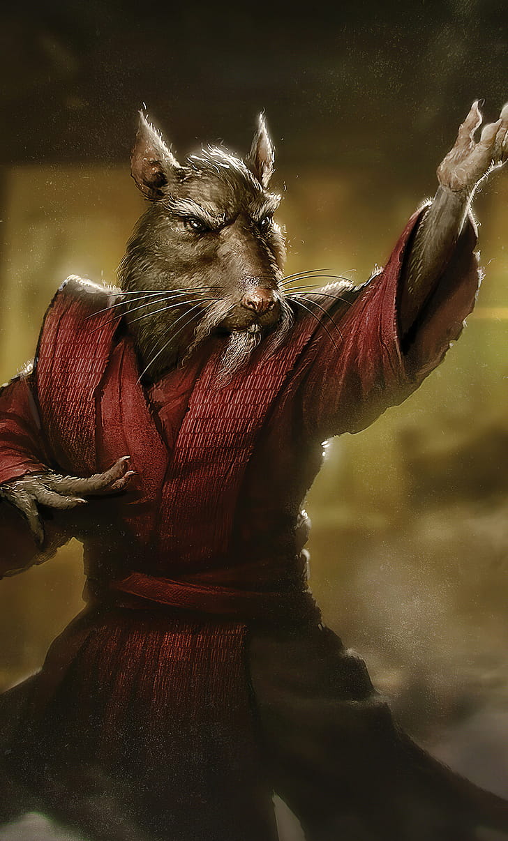 Splinter, TMNT master splinter,  iPhone 6, phone wallpaper