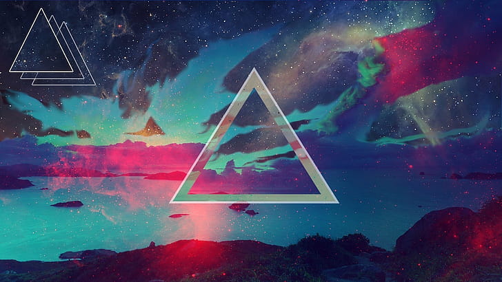 Triangle, Background pattern, Minimalistic design, Graphic element wallpaper