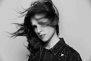 Anna Kendrick Black And White, dianna-agron, celebrities, girls, monochrome, black-and-white wallpaper
