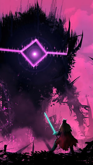 Judgement, Hyper Light Drifter phone wallpaper