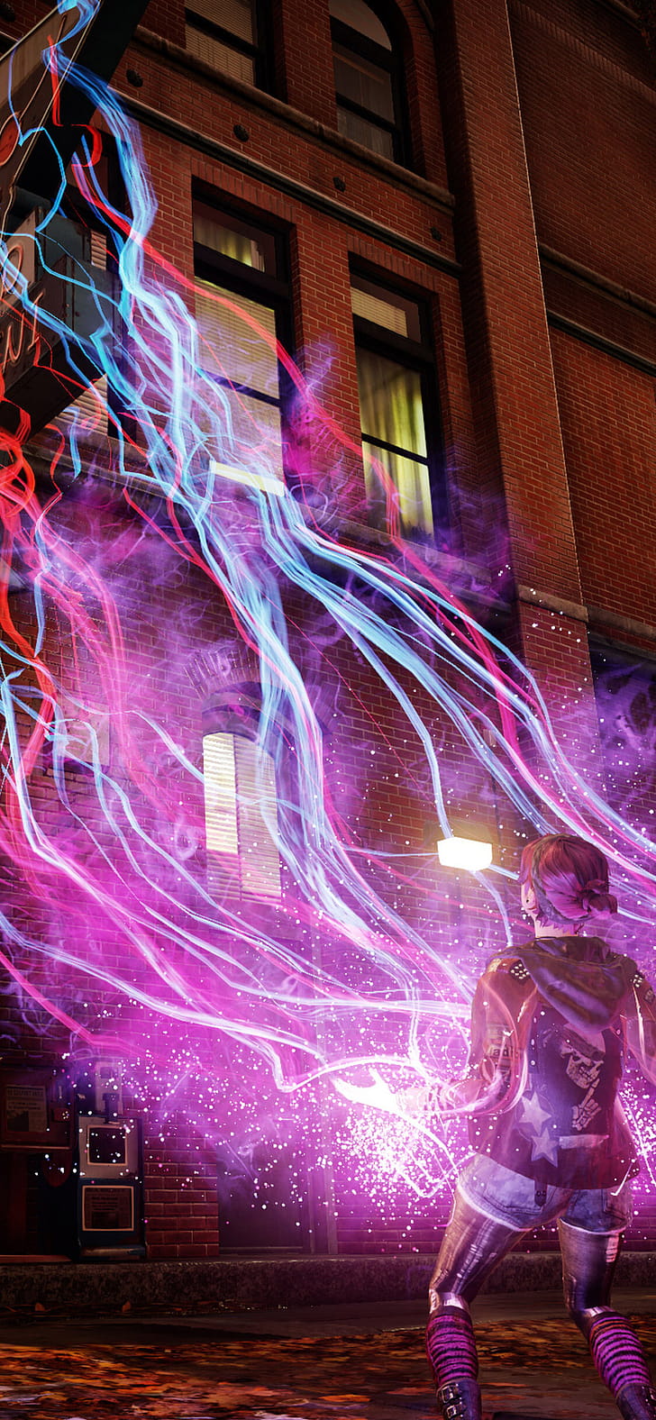 InFAMOUS, Infamous second son, iPhone, phone wallpaper