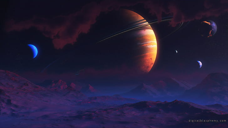 Hyperion Space , space, digital-universe, deviantart wallpaper