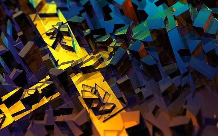 Splinters 3d Abstract , 3d, abstract, artwork wallpaper