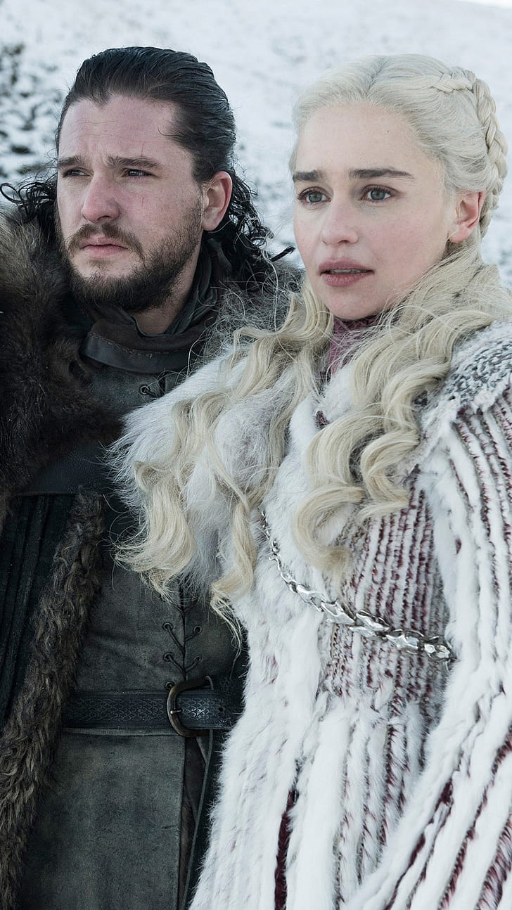 Jon Snow, Daenerys phone wallpaper