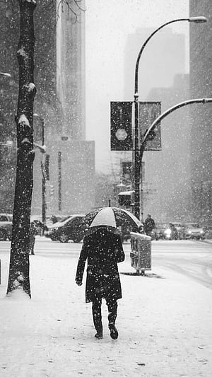 snow, graphy, winter phone wallpaper