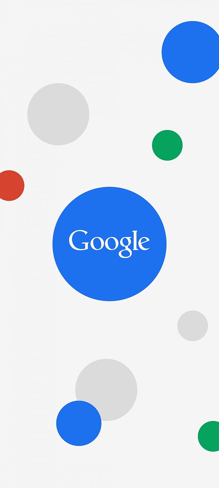 Google  , Multicolor circles, Colorful design, Dynamic visuals phone wallpaper