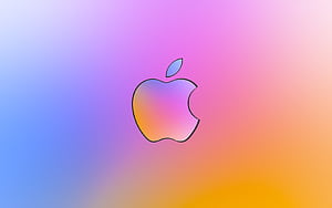 Gradient, Apple Logo wallpaper