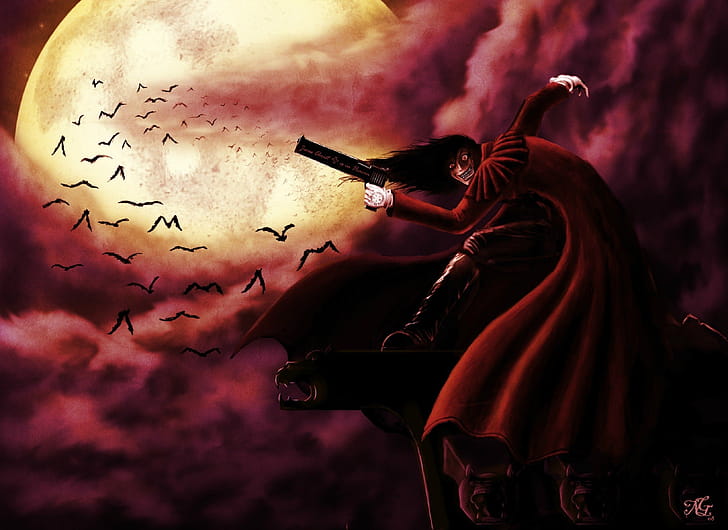 Hellsing Alucard ,   backgrounds, Mobile compatibility, Captivating visuals wallpaper