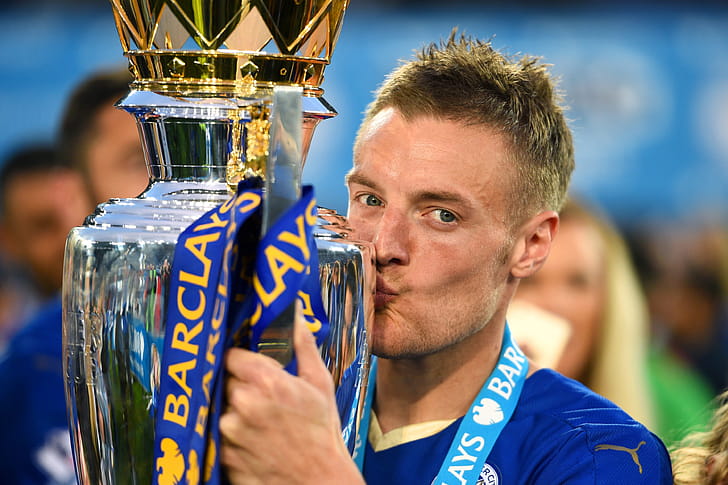 EPL trophy, Jamie Vardy wallpaper