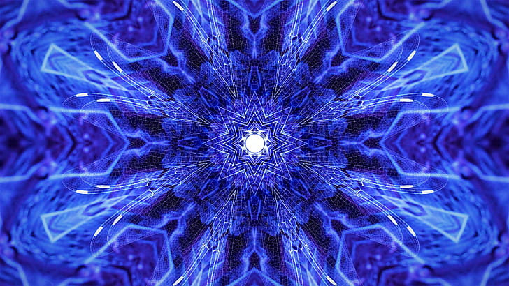 Star pattern, Fractals wallpaper