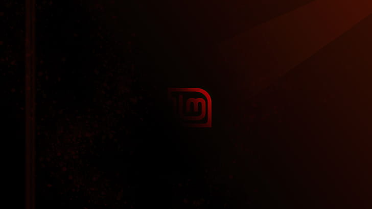 Linux Mint Red Logo , ubuntu, linux, logo, computer, logo wallpaper