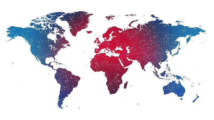 Flat world map, Map wallpaper