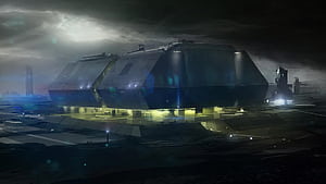 Building, Sci Fi wallpaper