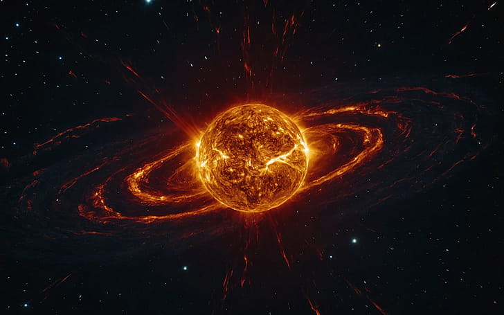 Sun Explosion, sun, explosion, space wallpaper