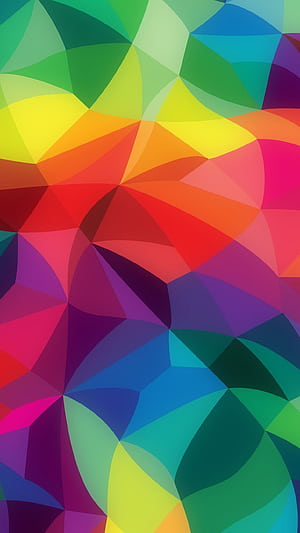 Abstract rainbow, phone wallpaper