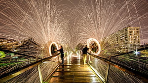 Fire, Juggling wallpaper