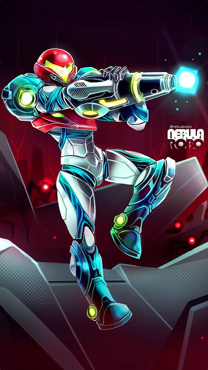 Metroid Dread, , phone wallpaper