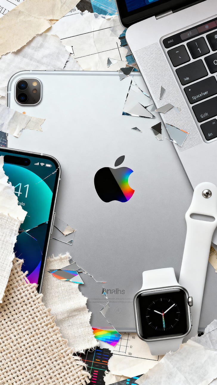 Apple Mosaic: Rainbow Devices, Apple Inc. phone wallpaper