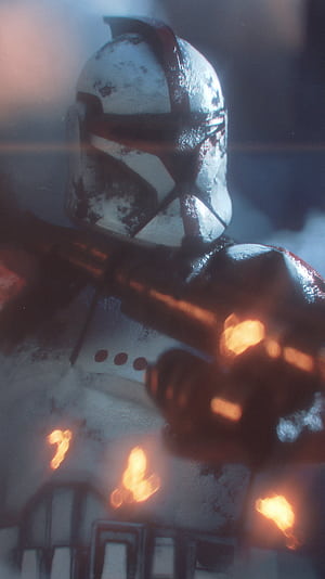 Clone Captain, Sci Fi, Star Wars phone wallpaper