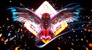 Owl Painting, owl, artwork, digital-art, art, artstation wallpaper