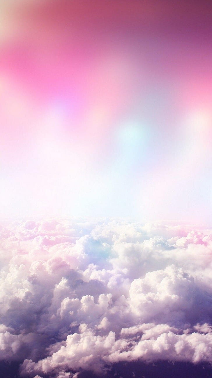 Clouds, Girly phone wallpaper