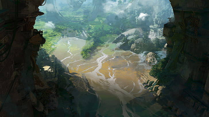 Sci Fi, landscape wallpaper