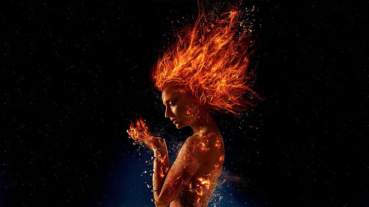 Dark Phoenix, , Background wallpaper