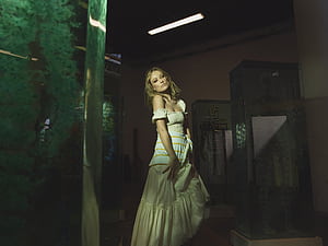 Olivia Wilde Flower La Ligne Spring 2019, olivia-wilde, celebrities, girls, hoot wallpaper