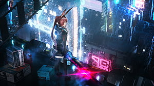 Arknights Watching The City , arknights, games, anime, 2020-games wallpaper
