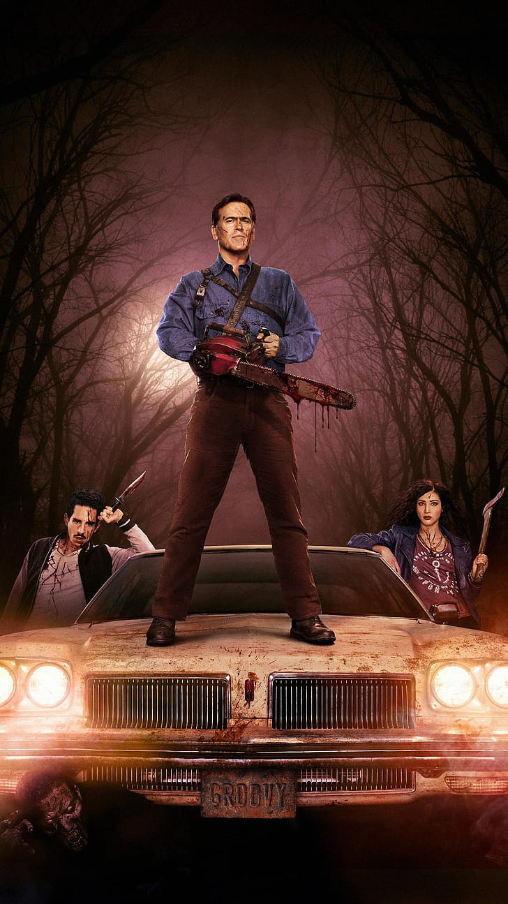 Ash vs Evil Dead, , Ryan Johnson phone wallpaper