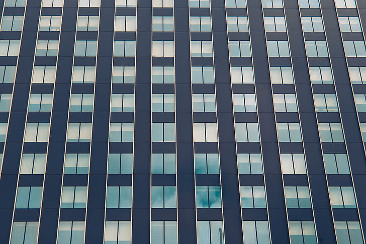 Building Windows Grid Abstract, abstract, grid, pattern, architecture wallpaper