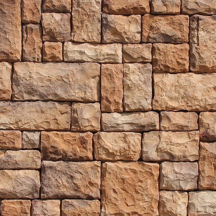 Stone Wall, Cobble stone, Stone cladding phone wallpaper