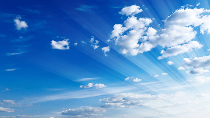 Blue sky, Clouds wallpaper