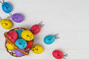 Easter Eggs — Bright Holiday, easter egg, holiday, Easter wallpaper