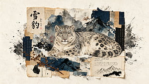 Snow Leopard —   Alpine wallpaper