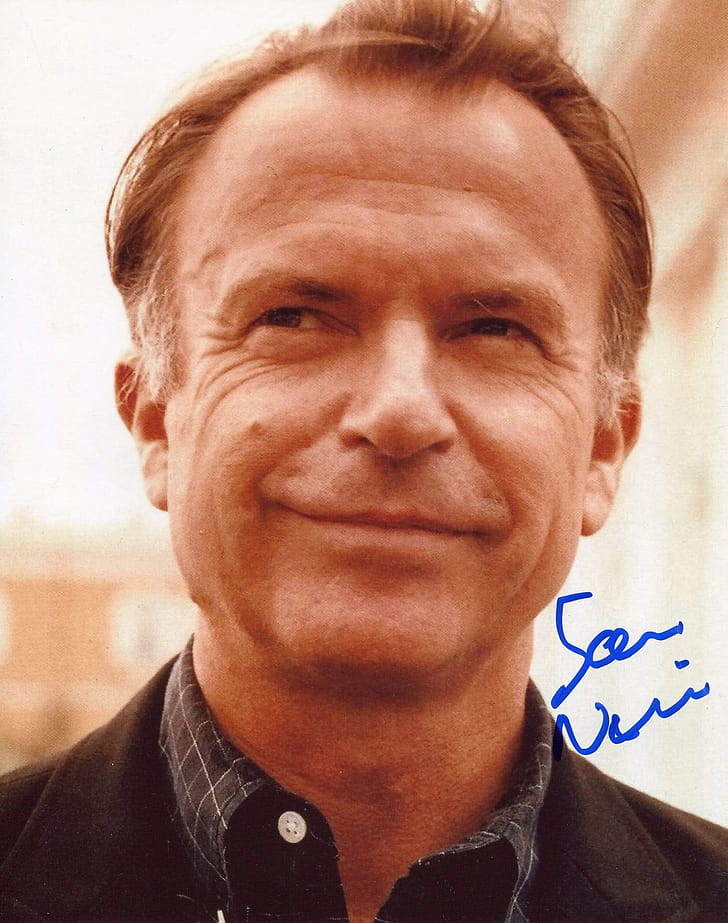 Sam Neill, Autograph signed graph phone wallpaper