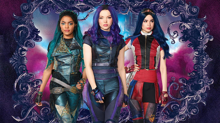 Mal and evie, Top  backgrounds, Sofia Carson wallpaper