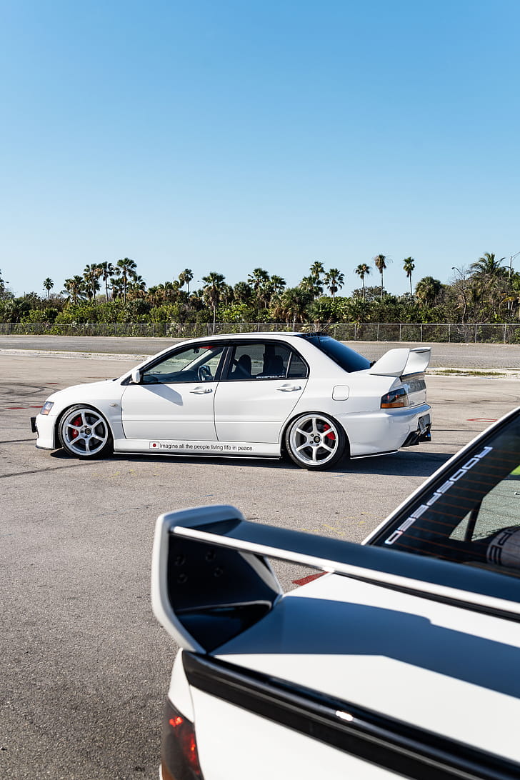 Mitsubishi Lancer Evolution IX phone wallpaper
