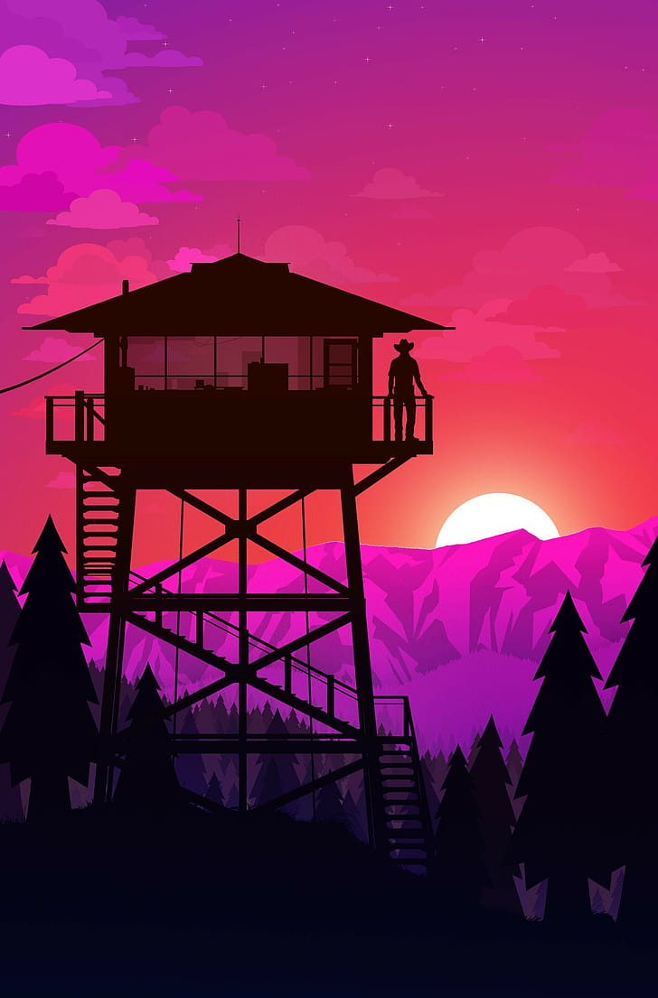 Henry, Firewatch phone wallpaper