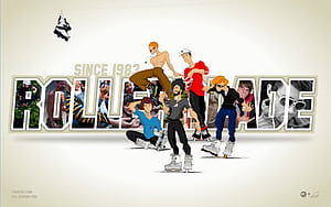 Rollerblade, Rollerskating wallpaper