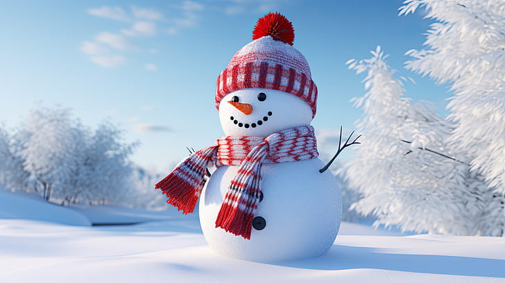 snowman wallpaper